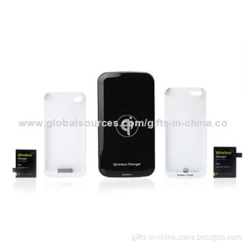 Qi Receiver Wireless Charger for Samsung/HTC/iPhone/Nokia with Genuine Leather